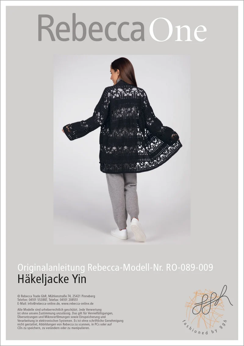 Anleitung - Häkeljacke Yin