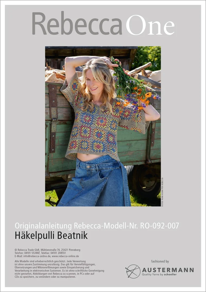 Anleitung - Häkelpulli Beatnik
