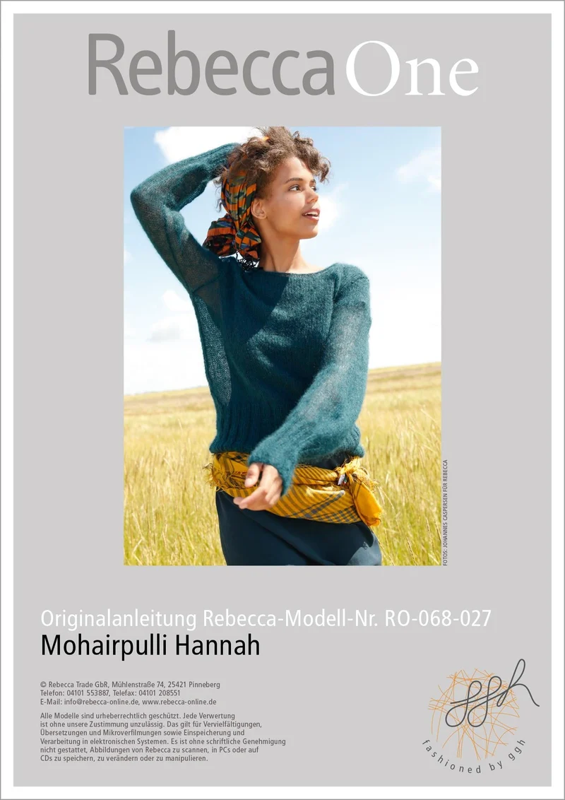 Strickanleitung: Mohairpullover Hannah