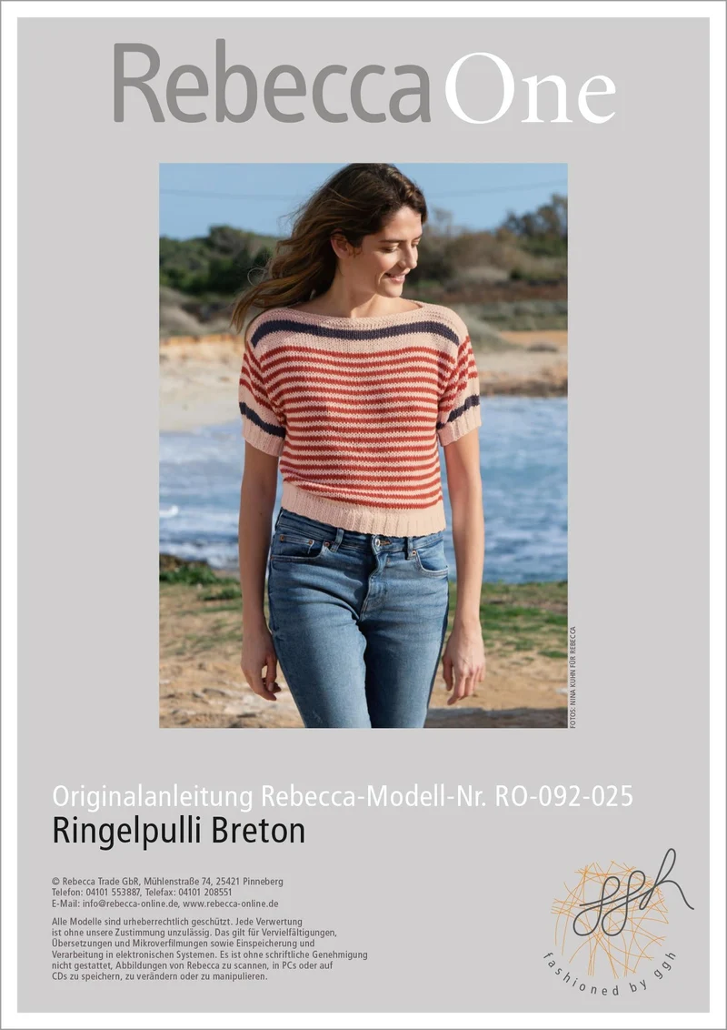 Anleitung - Pullover Breton