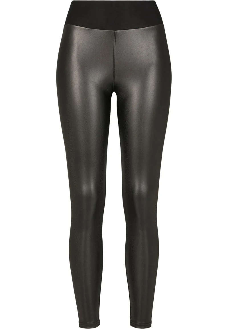 UC Faux Leather High Waist Tights 2-Pack