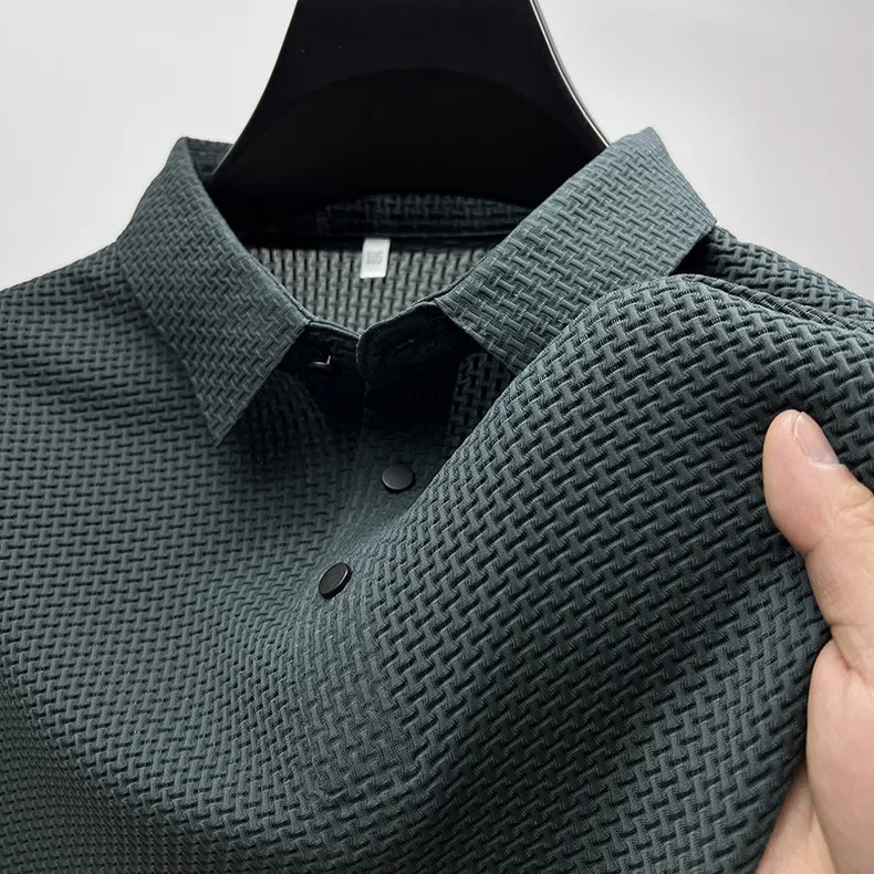 Herren Poloshirt POLO Shirt Zip Kontrast Kragen Kurzarm Hemd Polohemd Neu