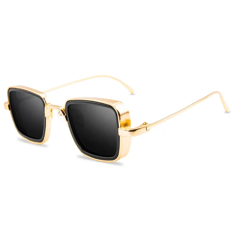 Designer Luxus Sonnenbrille Damen Herren Quadratische Gläser Vintage UV400