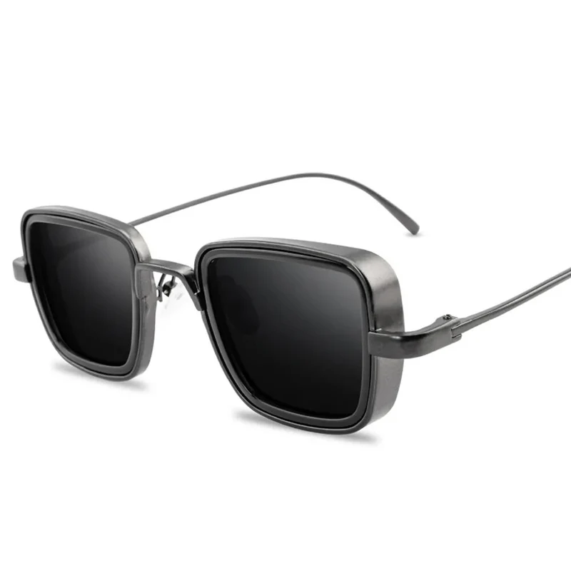 Designer Luxus Sonnenbrille Damen Herren Quadratische Gläser Vintage UV400