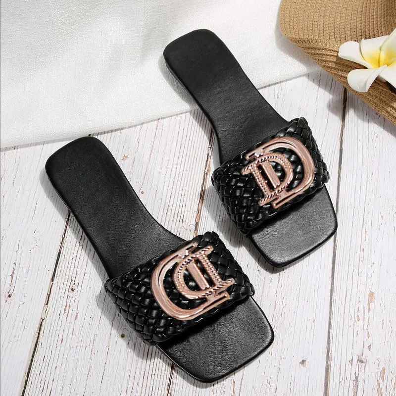 Damen Sandalen Latschen Frauen Hausschuhe Slider Flip Flops Sandaletten