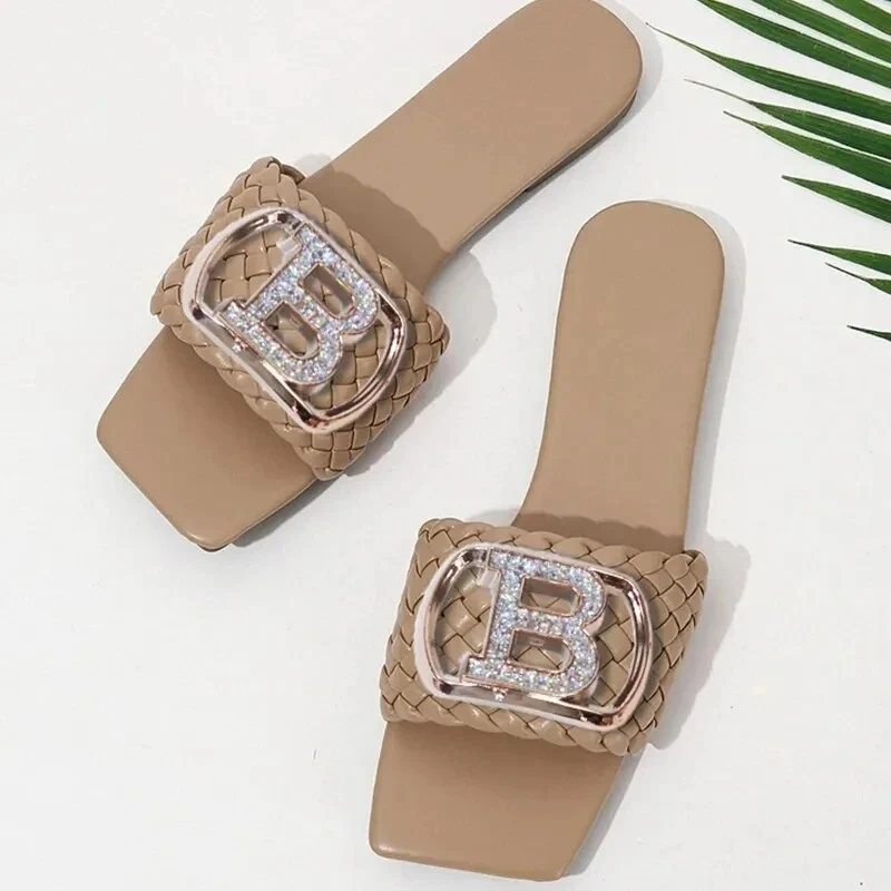 Damen Sandalen Latschen Frauen Hausschuhe Slider Flip Flops Sandaletten