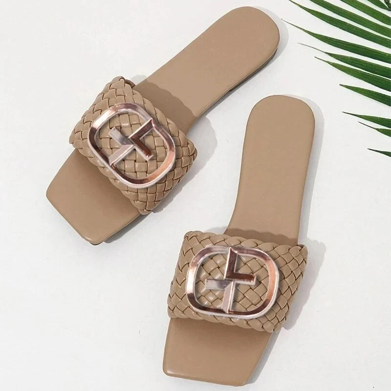 Damen Sandalen Latschen Frauen Hausschuhe Slider Flip Flops Sandaletten