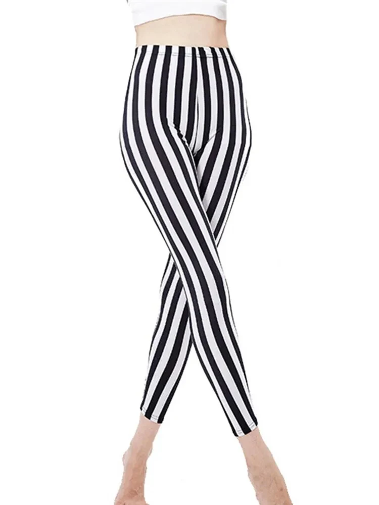 Leggings Damen Kariert Tartan Karo Muster Fitness Leggins Sexy Hohe Elastizität