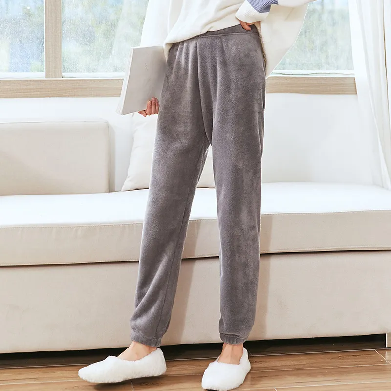 Damen Freizeitanzug Teddy Hausanzug Jogginganzug Fleece Schlafanzug