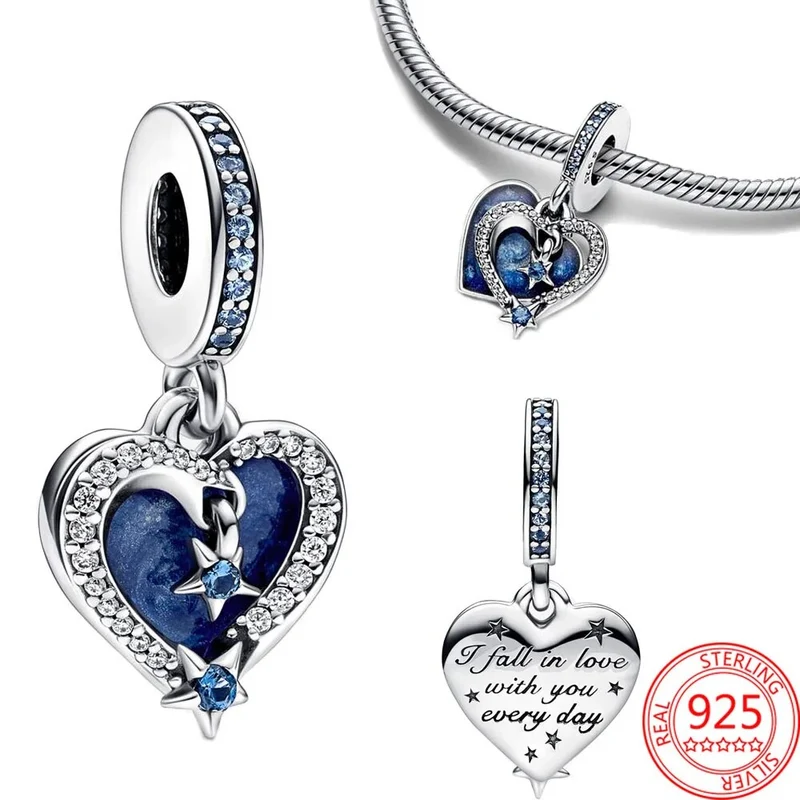 Charms Anhänger 925 Sterling Silber Charm Armband verschiedene Themen Damen Geschenk
