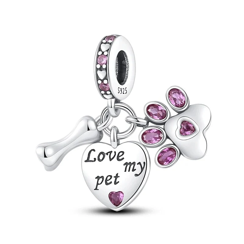 Charms Anhänger 925 Sterling Silber Charm Armband verschiedene Themen Damen Geschenk