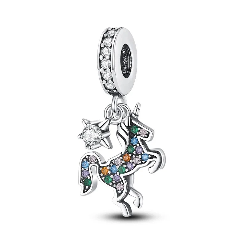 Charms Anhänger 925 Sterling Silber Charm Armband verschiedene Themen Damen Geschenk