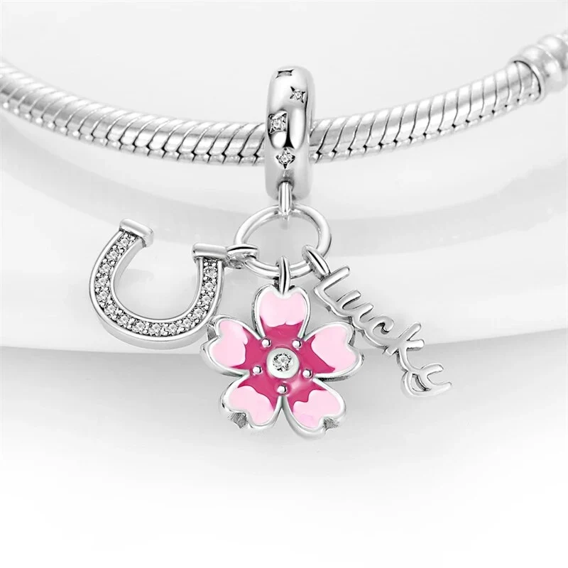 Charms Anhänger 925 Sterling Silber Charm Armband verschiedene Themen Damen Geschenk