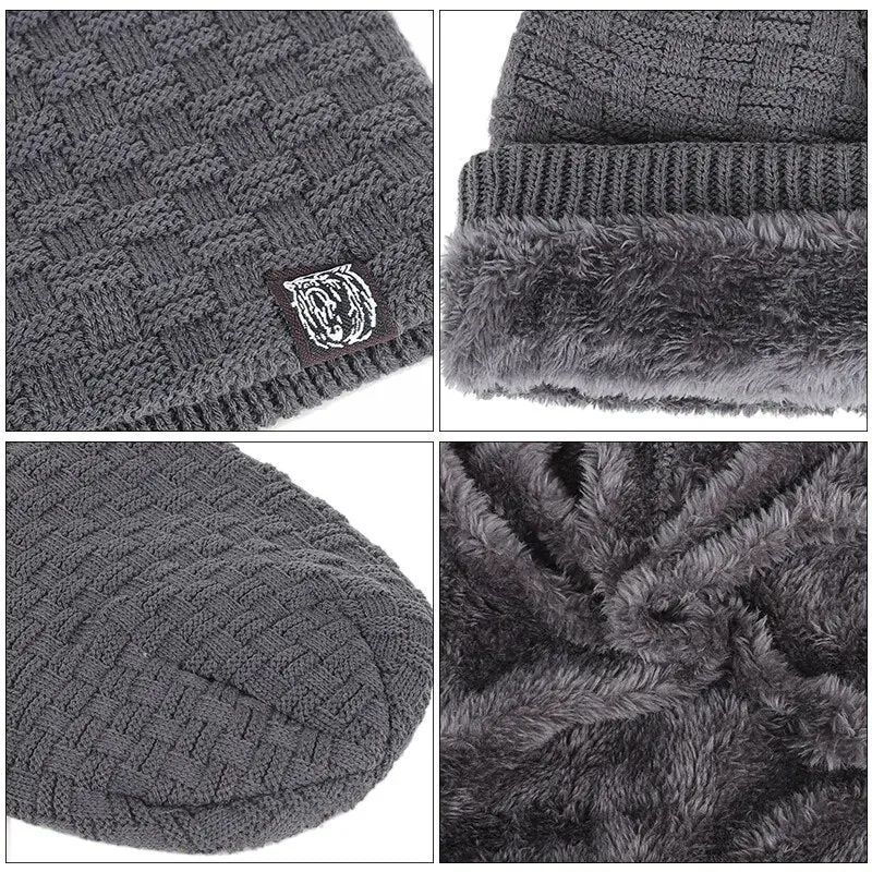 Warme Herren Damen Wintermütze Woll Mütze Strickmütze Kappe Hut Unisex