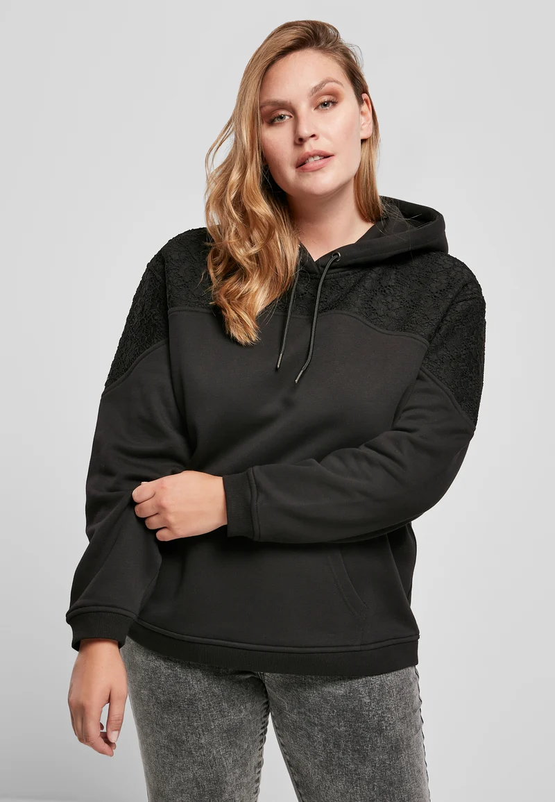 UC Lace Inset Hoody