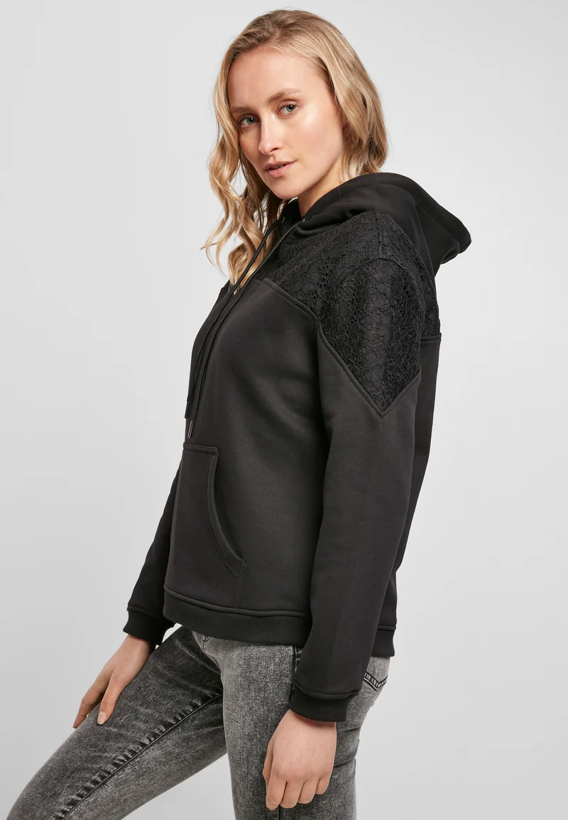 UC Lace Inset Hoody