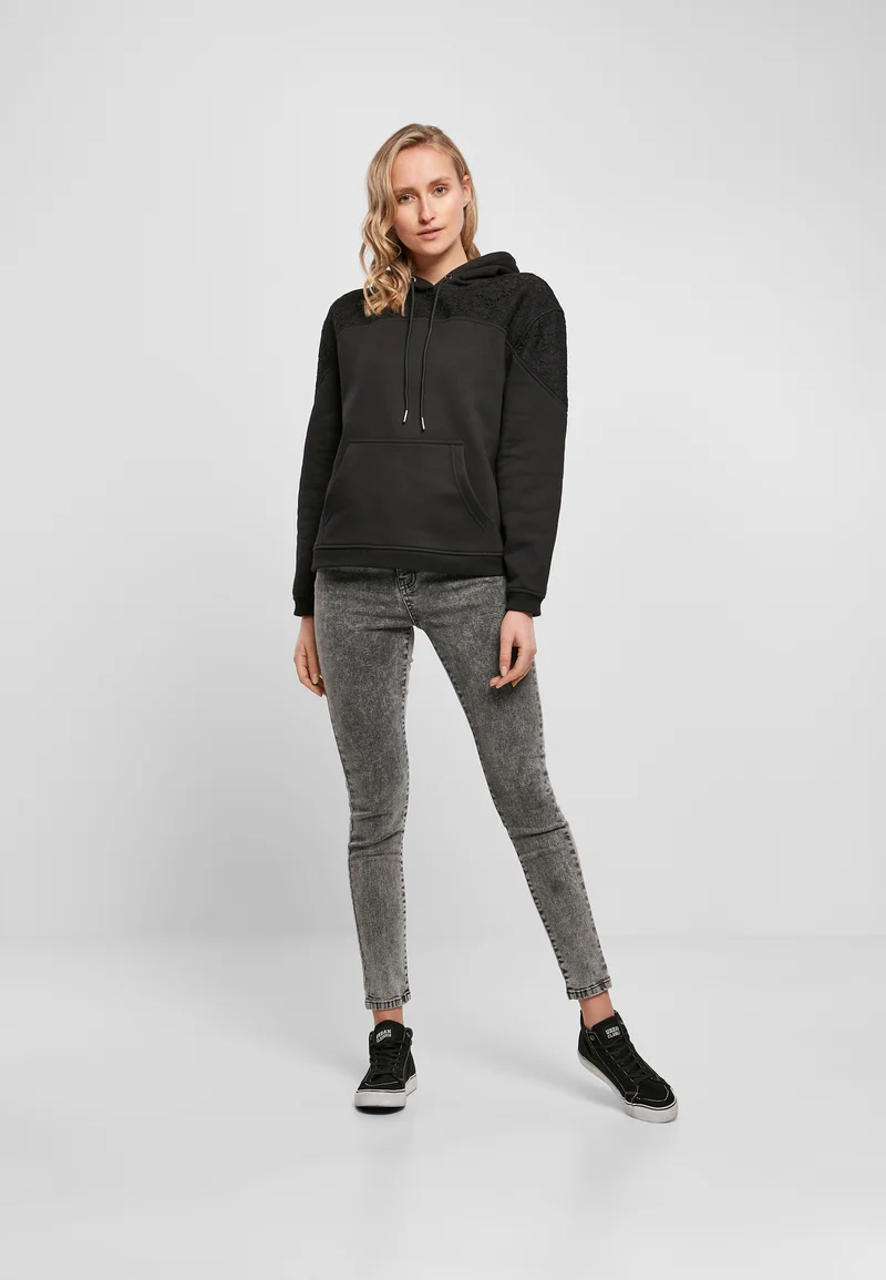 UC Lace Inset Hoody