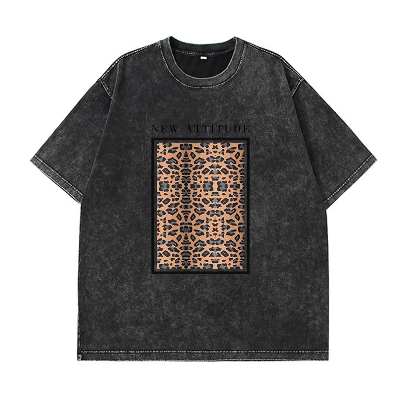 Damen Sommer Top Los Angeles T-Shirt Rundhals Streetwear lockeres Damentop
