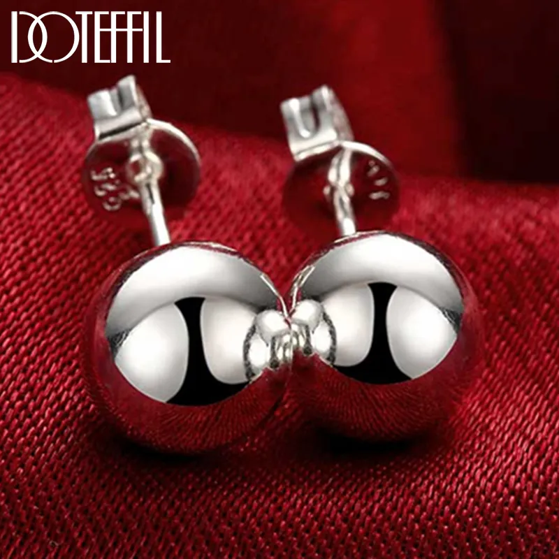 1 Paar Ohrstecker aus 925 sterling Silber Ohrringe Ohrschmuck Zirkonia Creolen