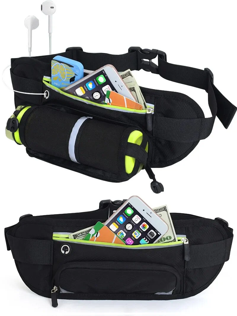 Laufen Gürtel Ohne Wasserflasche Taille Pack Reißverschlusstasche Bauch Tasche
