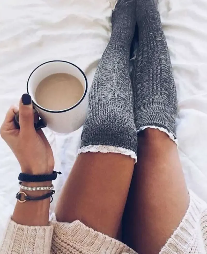 Stulpen Beinwärmer Beinstulpen Beinlinge Häkeln Strümpfe Overknees Lange Socken