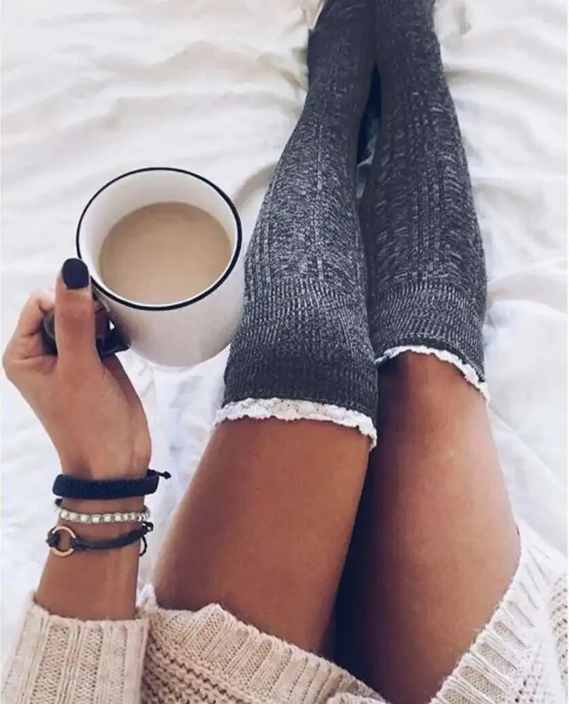 Stulpen Beinwärmer Beinstulpen Beinlinge Häkeln Strümpfe Overknees Lange Socken