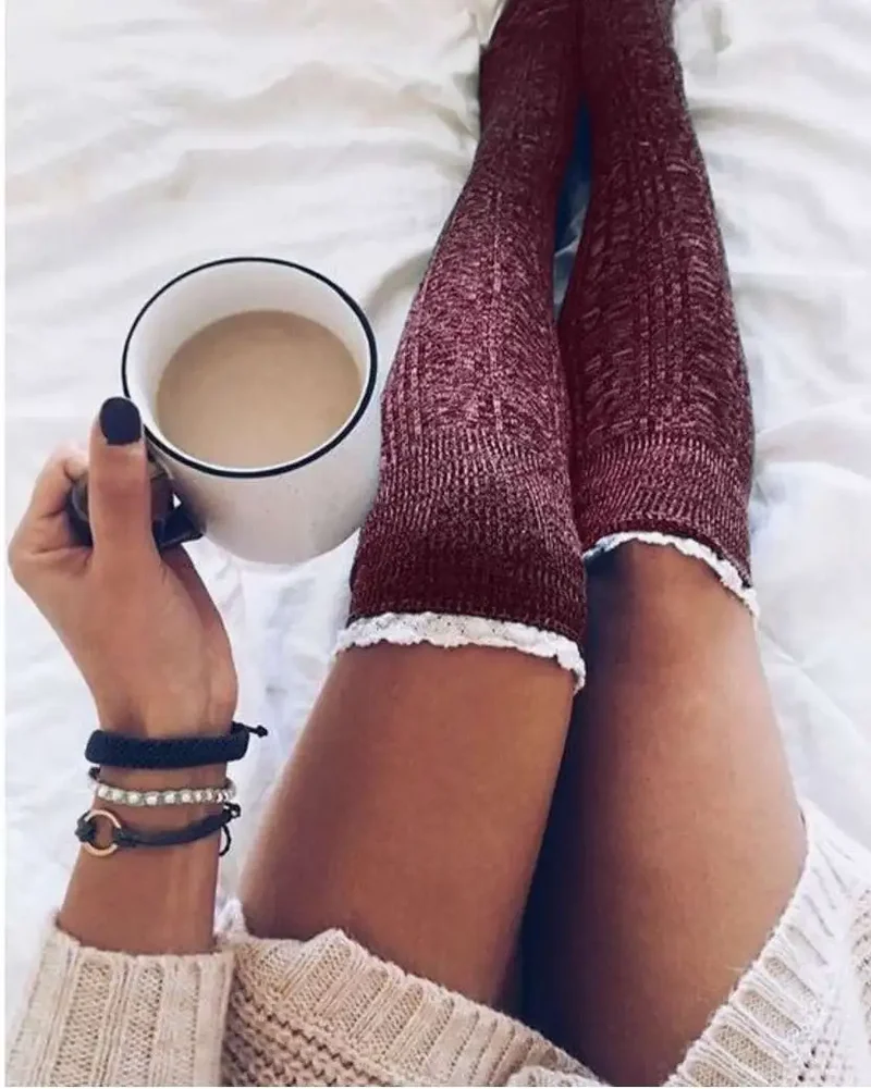 Stulpen Beinwärmer Beinstulpen Beinlinge Häkeln Strümpfe Overknees Lange Socken
