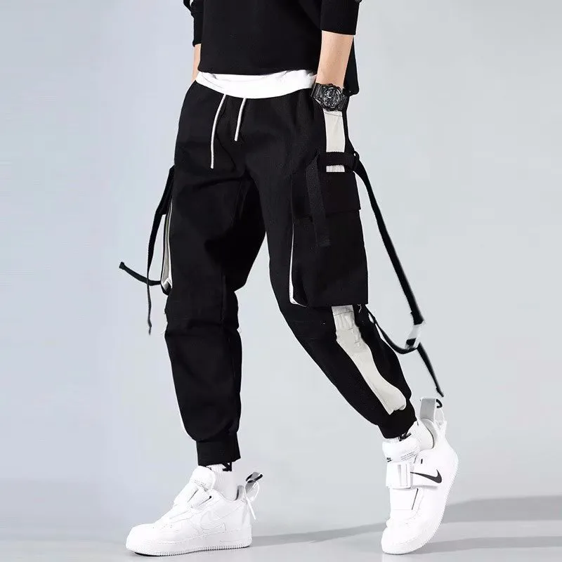 Hose Sporthose Herren Trainingshose Jogger Fitness Slim Fit Cargo Streetwear