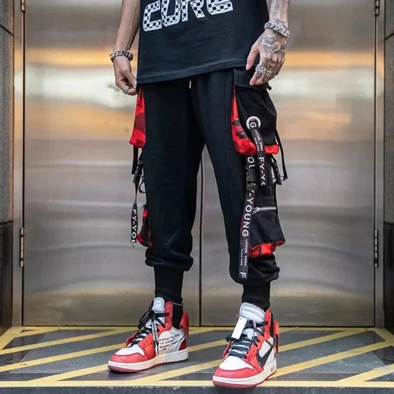 Hose Sporthose Herren Trainingshose Jogger Fitness Slim Fit Cargo Streetwear