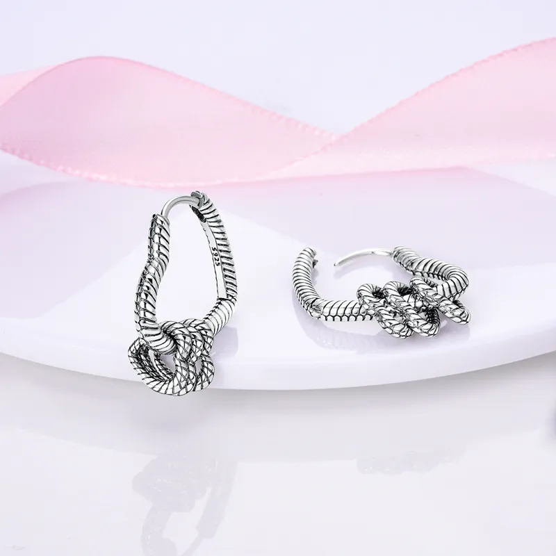 1 Paar Creolen aus 925 sterling Silber Schwarz Ohrringe Zirkonia Ohrstecker