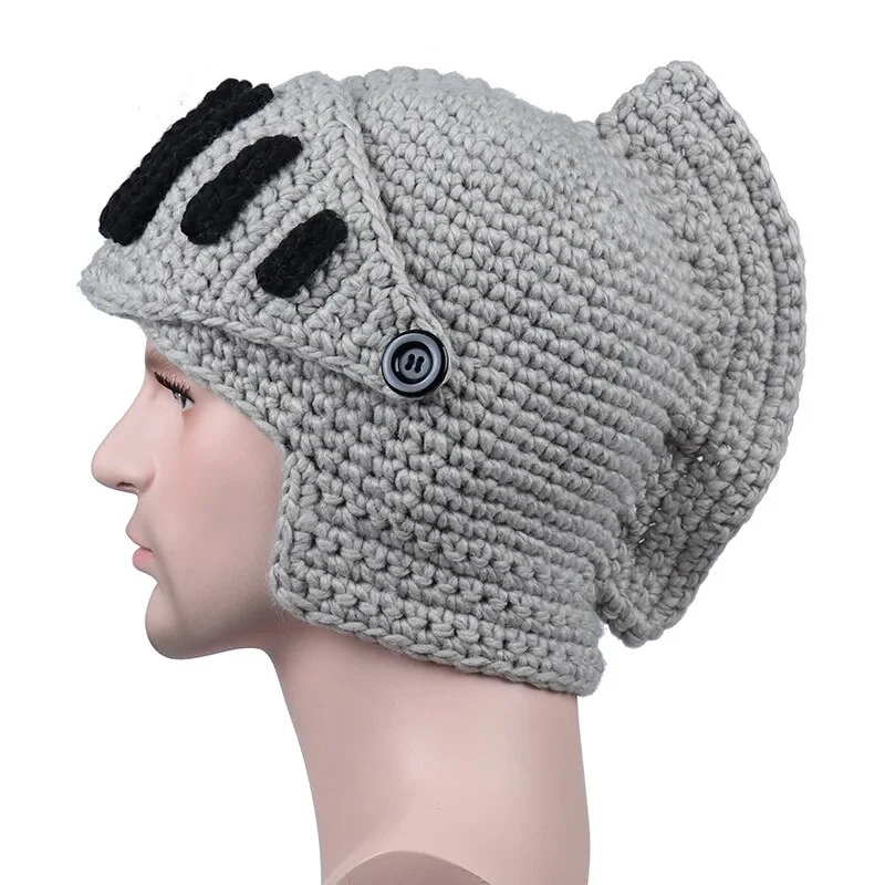 Warme Herren Damen Wintermütze Sparta Woll Mütze Strickmütze Kappe Hut Unisex