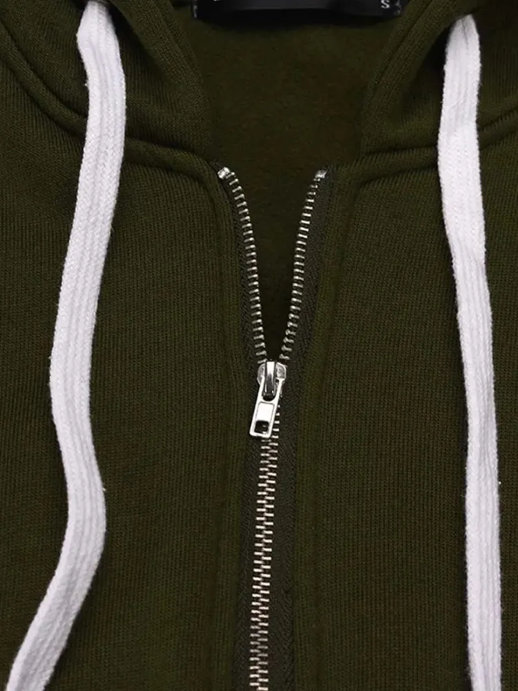 Damen Kapuzenpullover Sweatjacke Zip Hoodie Jacke Pullover Mantel Pulli Kleid