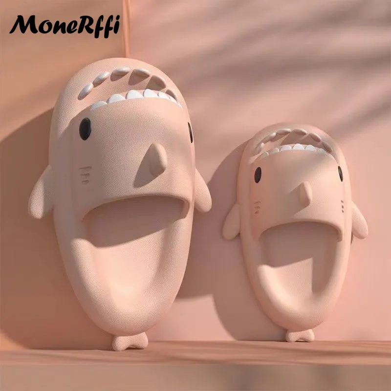 Shark Slippers Badelatschen Frauen Hausschuhe Anti-Rutsch Flip Flops Sandalen