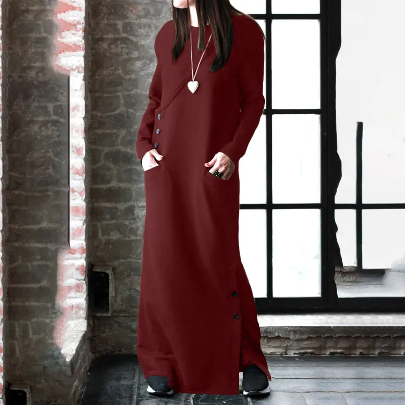 Damen Kapuzenpullover Minikleid Hoodie Sweatshirt Longtops Tunika Jumper Kleid