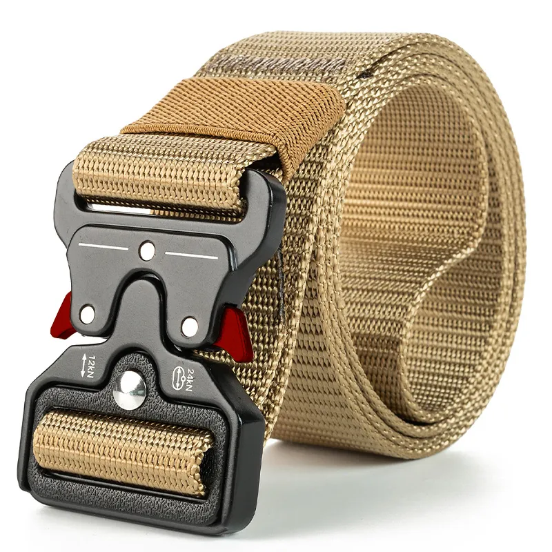 Herren Gürtel Armee Militär Military Belt Nylon Taktische Schnalle