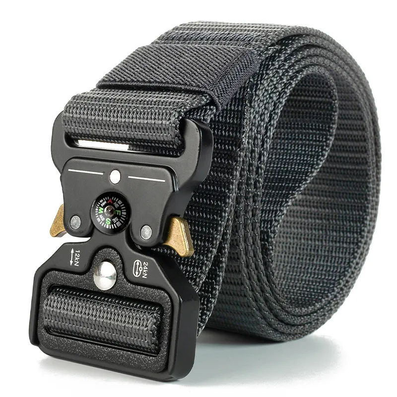 Herren Gürtel Armee Militär Military Belt Nylon Taktische Schnalle