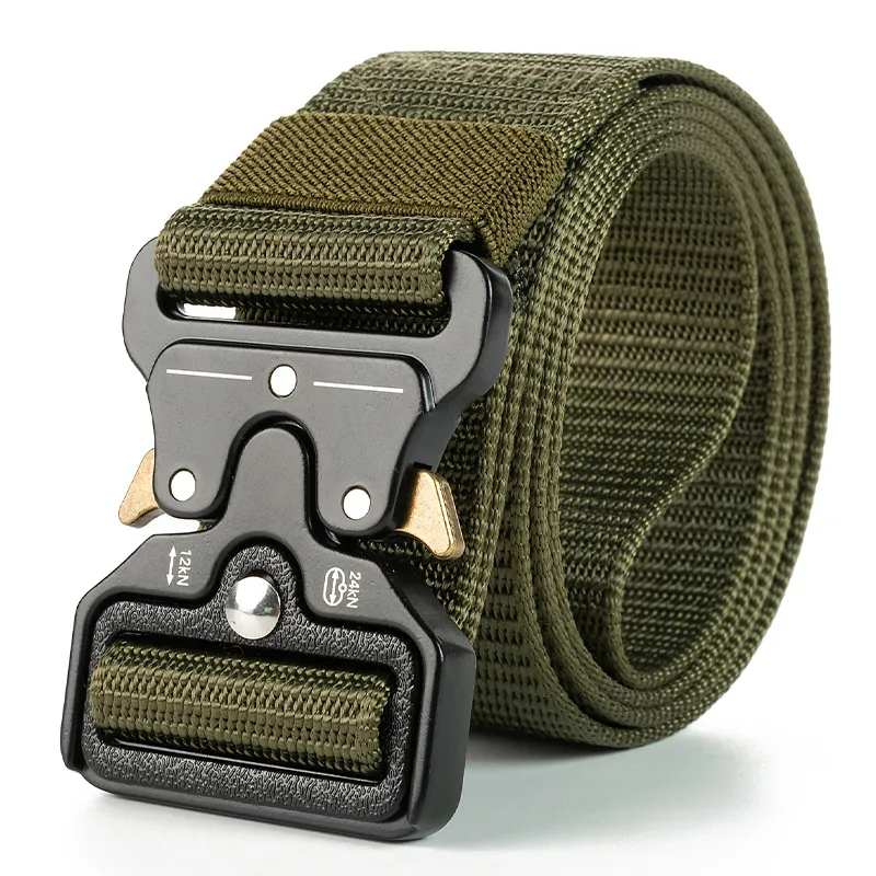 Herren Gürtel Armee Militär Military Belt Nylon Taktische Schnalle