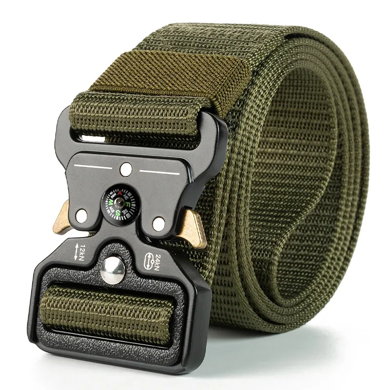 Herren Gürtel Armee Militär Military Belt Nylon Taktische Schnalle