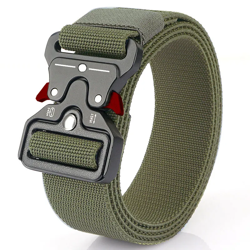 Herren Gürtel Armee Militär Military Belt Nylon Taktische Schnalle