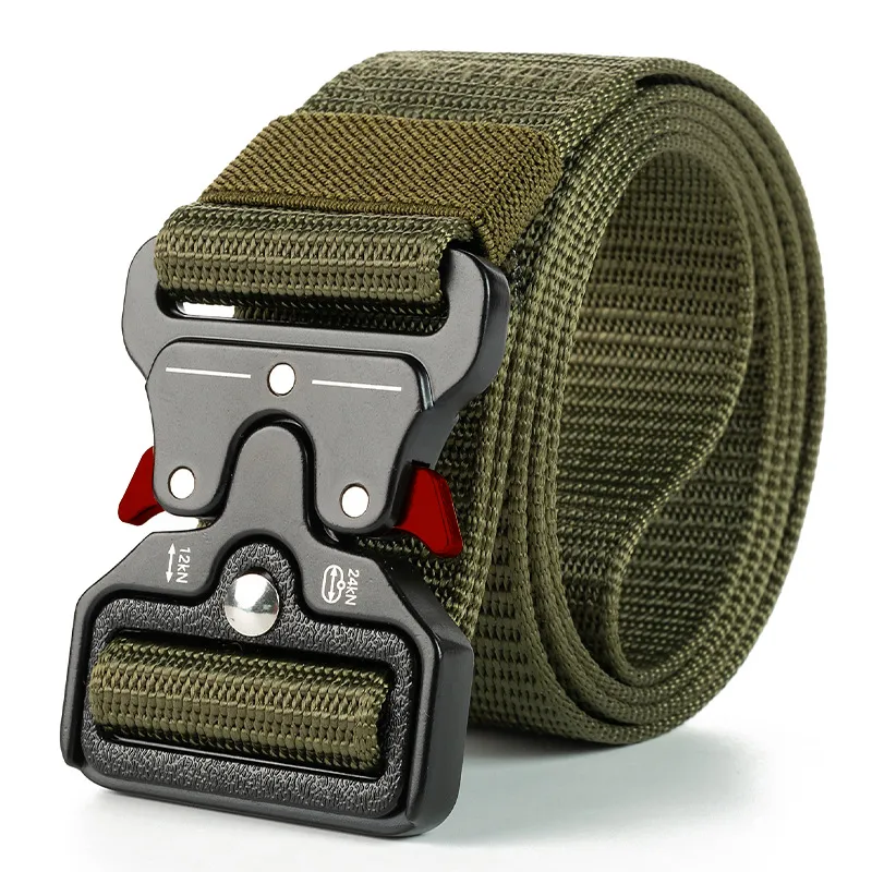 Herren Gürtel Armee Militär Military Belt Nylon Taktische Schnalle