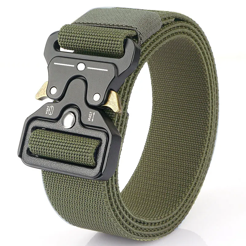 Herren Gürtel Armee Militär Military Belt Nylon Taktische Schnalle