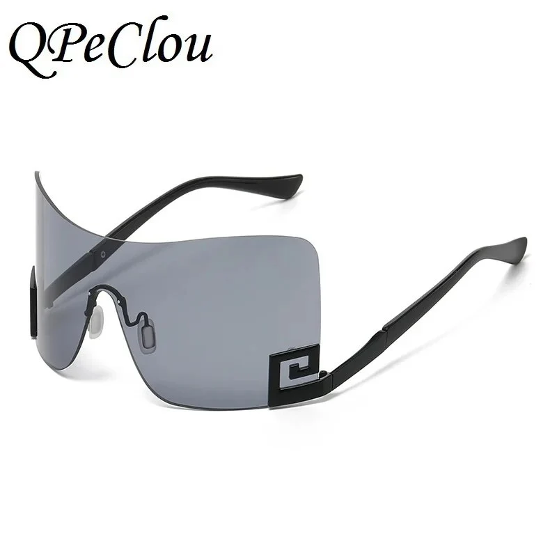 Designer Sonnenbrille Damen Herren Quadratische Übergröße Gläser Vintage UV400