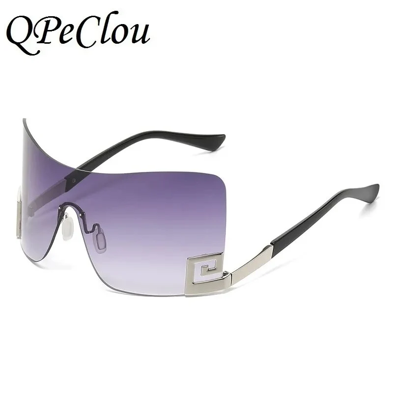 Designer Sonnenbrille Damen Herren Quadratische Übergröße Gläser Vintage UV400