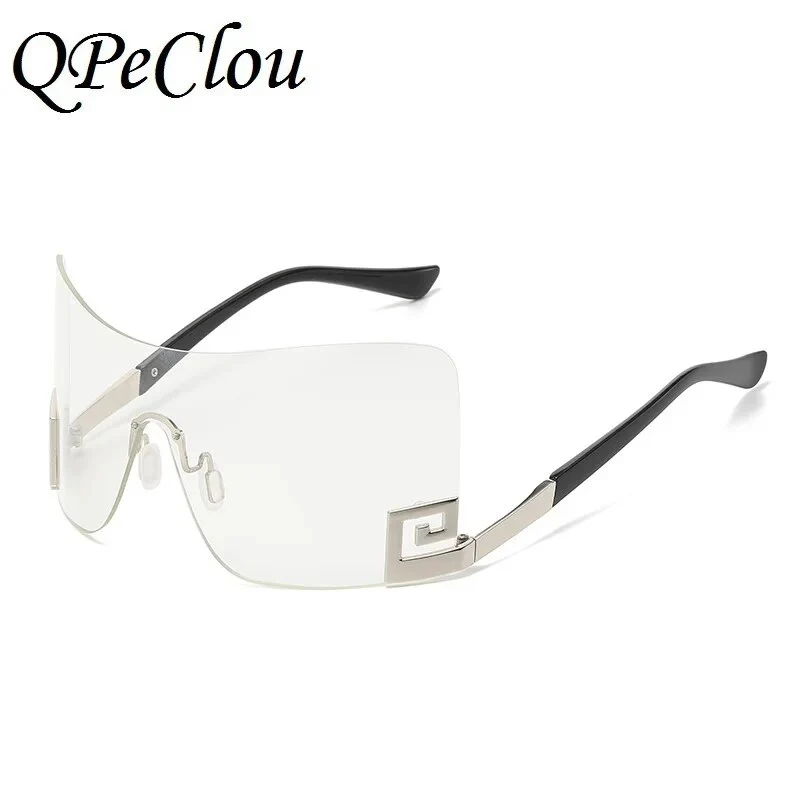 Designer Sonnenbrille Damen Herren Quadratische Übergröße Gläser Vintage UV400