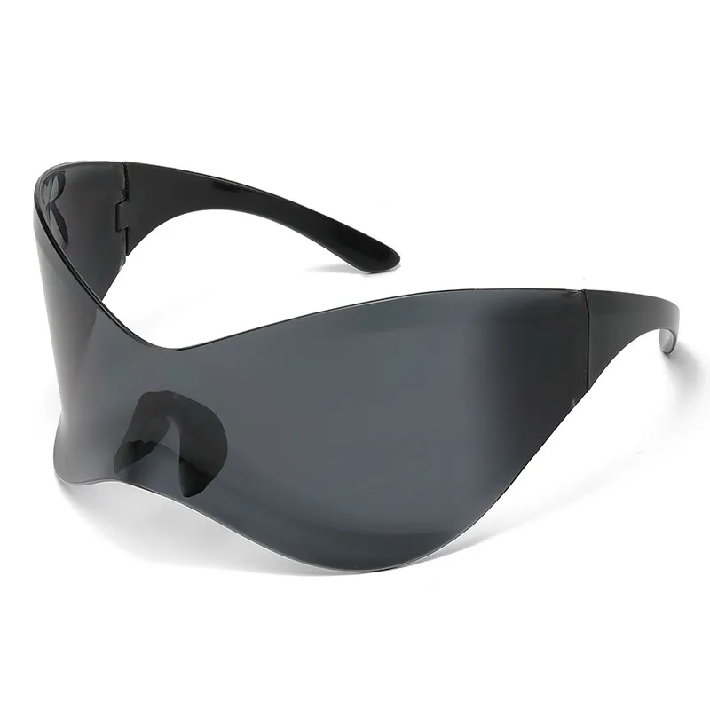 Designer Sonnenbrille Damen Herren Quadratische Übergröße Gläser Vintage UV400