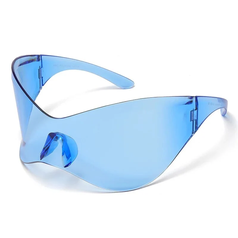 Designer Sonnenbrille Damen Herren Quadratische Übergröße Gläser Vintage UV400