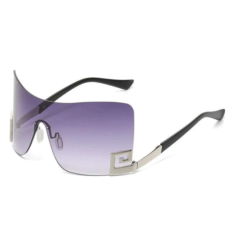 Designer Sonnenbrille Damen Herren Quadratische Übergröße Gläser Vintage UV400