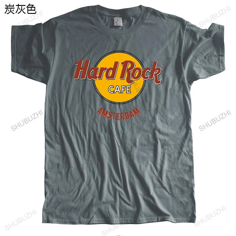 Herren Fashion Hard Rock Cafe 3D T-Shirt Rundhals Unisex Sommer Streetwear