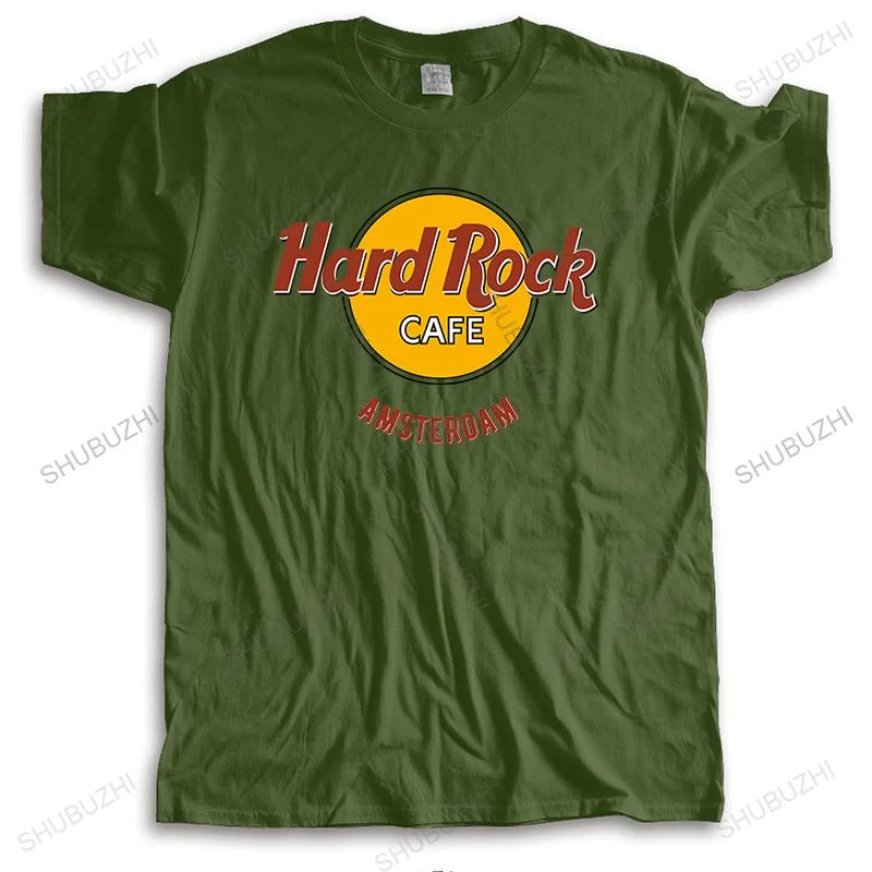 Herren Fashion Hard Rock Cafe 3D T-Shirt Rundhals Unisex Sommer Streetwear