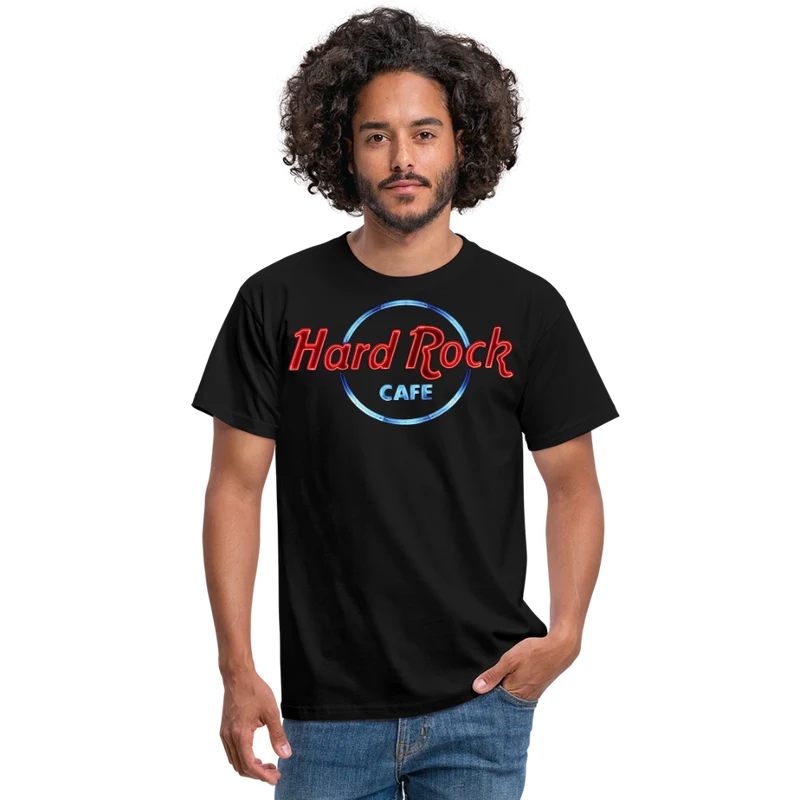 Männer Fashion Heavy Metal 3D T-Shirt Rundhals Unisex Sommer Streetwear